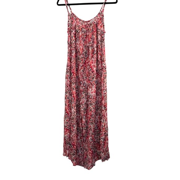 Socialite Womens Printed Jumpsuit Spaghetti Straps Rayon Multicolor Size M - Picture 1 of 11